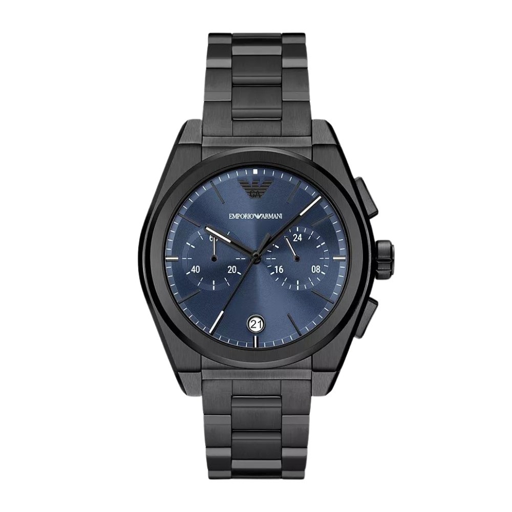 Emporio Armani Chronograph Gunmetal Stainless Steel Watch AR11561