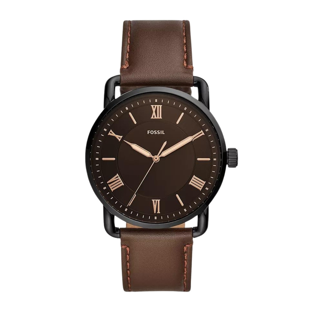 Copeland 42mm Three-Hand Brown Leather Watch FS5666