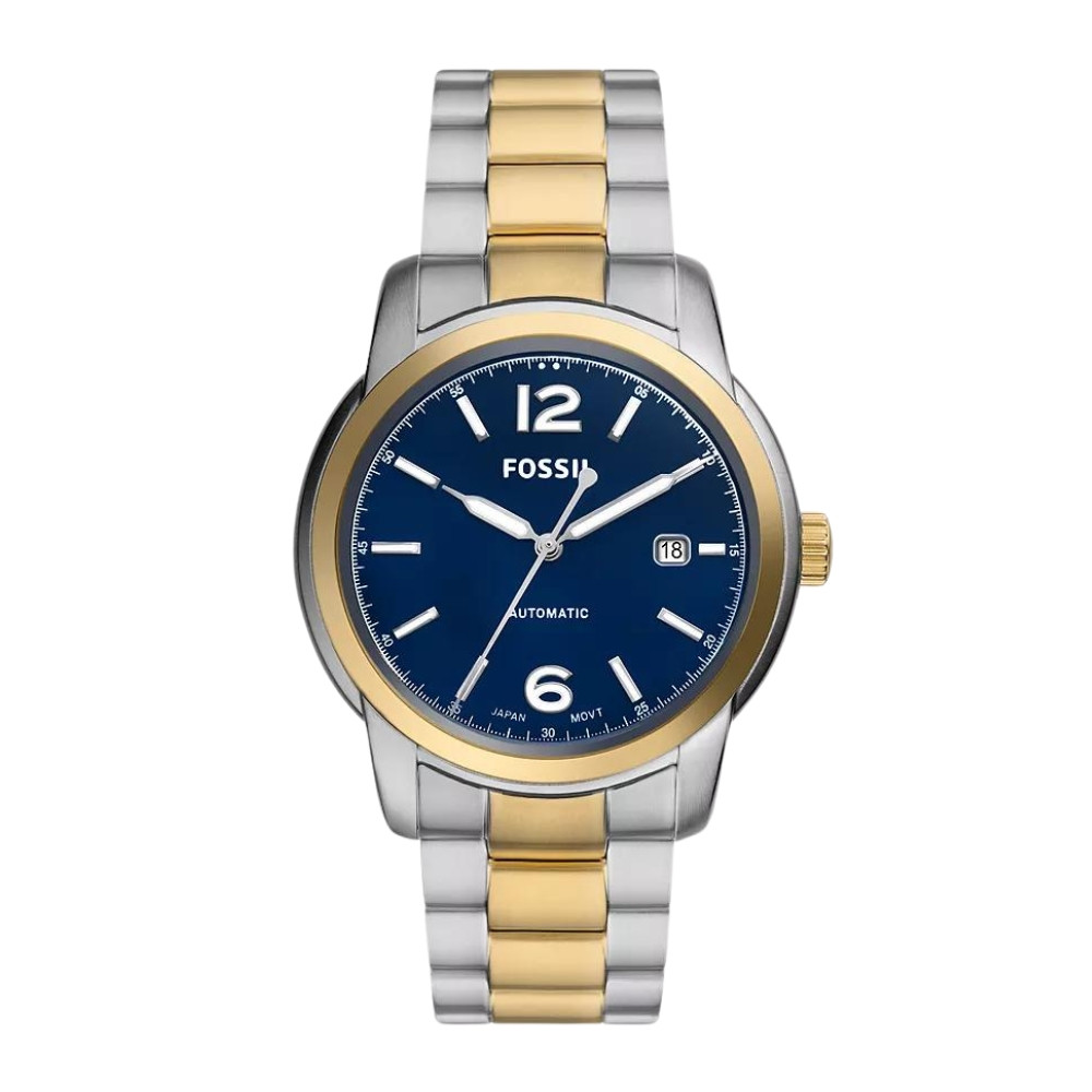 Fossil Heritage Automatic Two-Tone Stainless Steel Watch ME3230