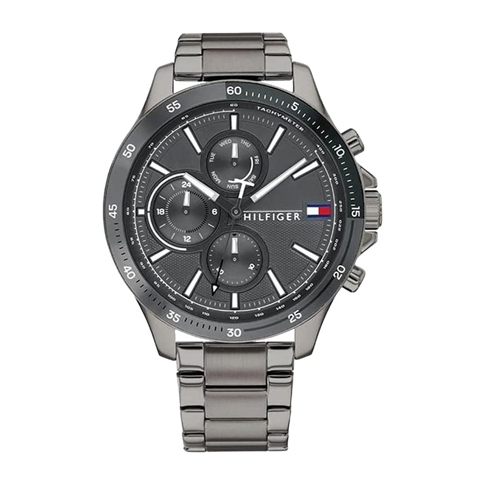 Tommy Hilfiger Grey Dial Stainless Steel Strap Watch NETH1791719