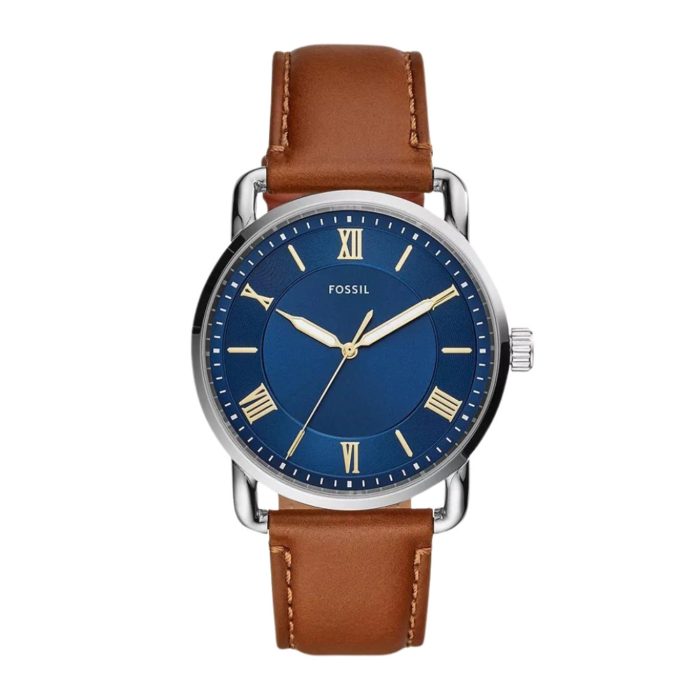 Copeland 42mm Three-Hand Luggage Leather Watch FS5661
