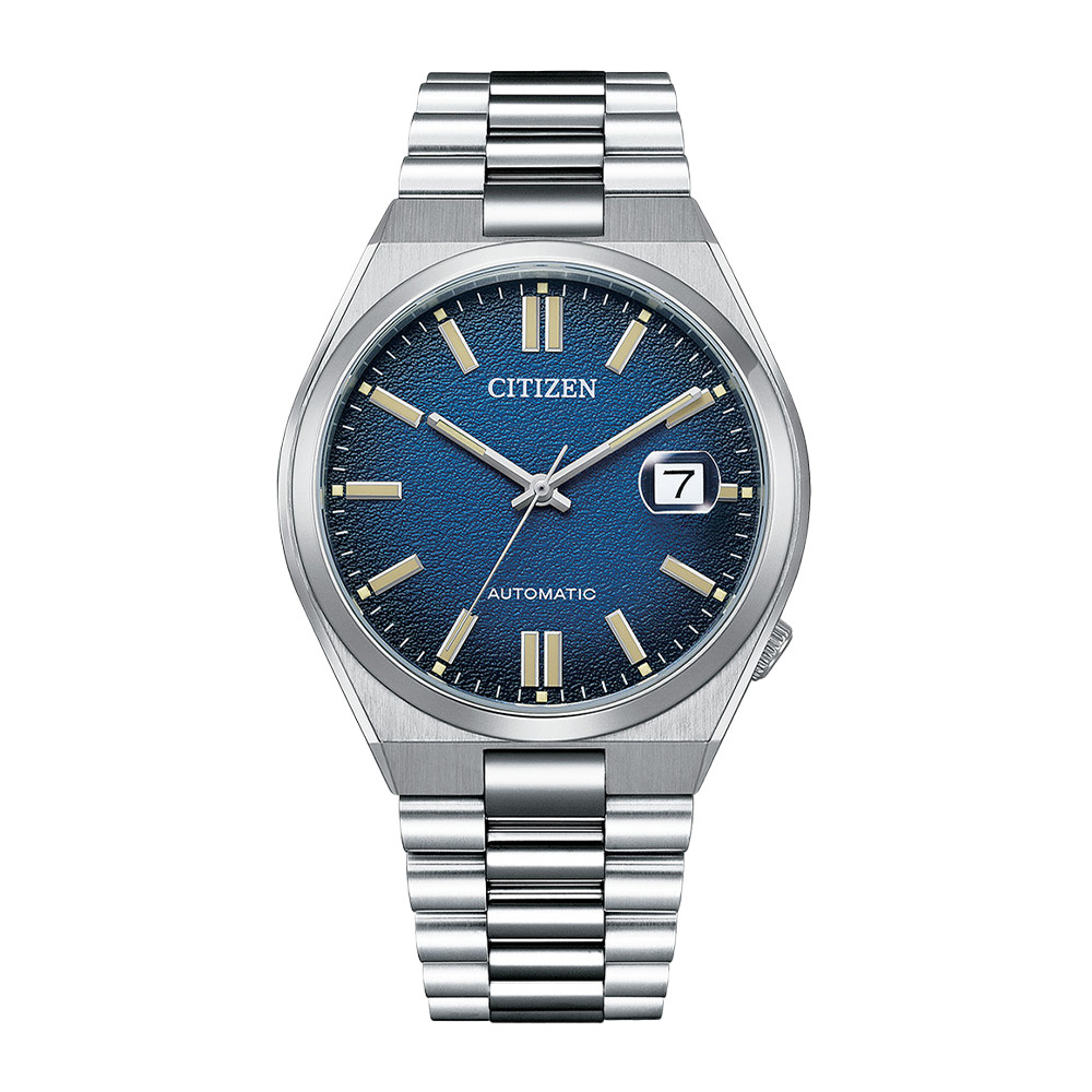 CITIZEN AUTOMATIC GENTS WATCH BLUE DIAL - NJ0151-88L