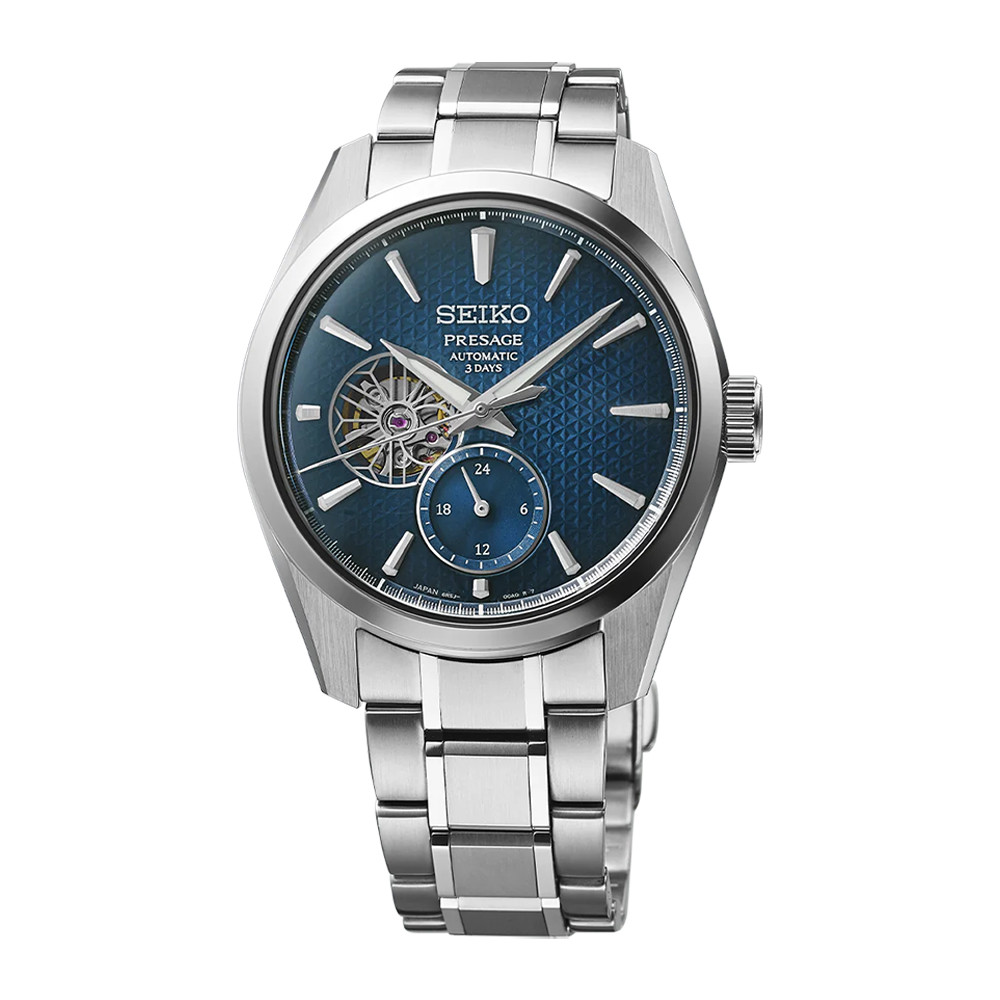 Seiko Presage Ao Sharp-Edged Open Heart - SPB417J1
