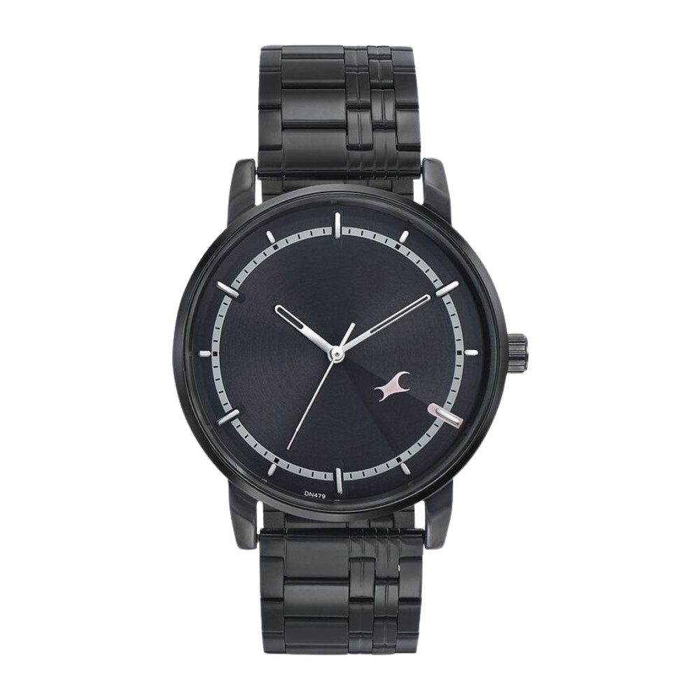 Fastrack Style Up Grey Dial Stainless Steel Strap Watch for Guys 3278NM01