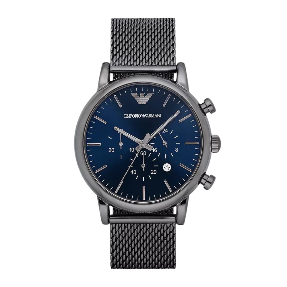 Emporio Armani Men's Chronograph Gunmetal Stainless Steel Watch AR1979