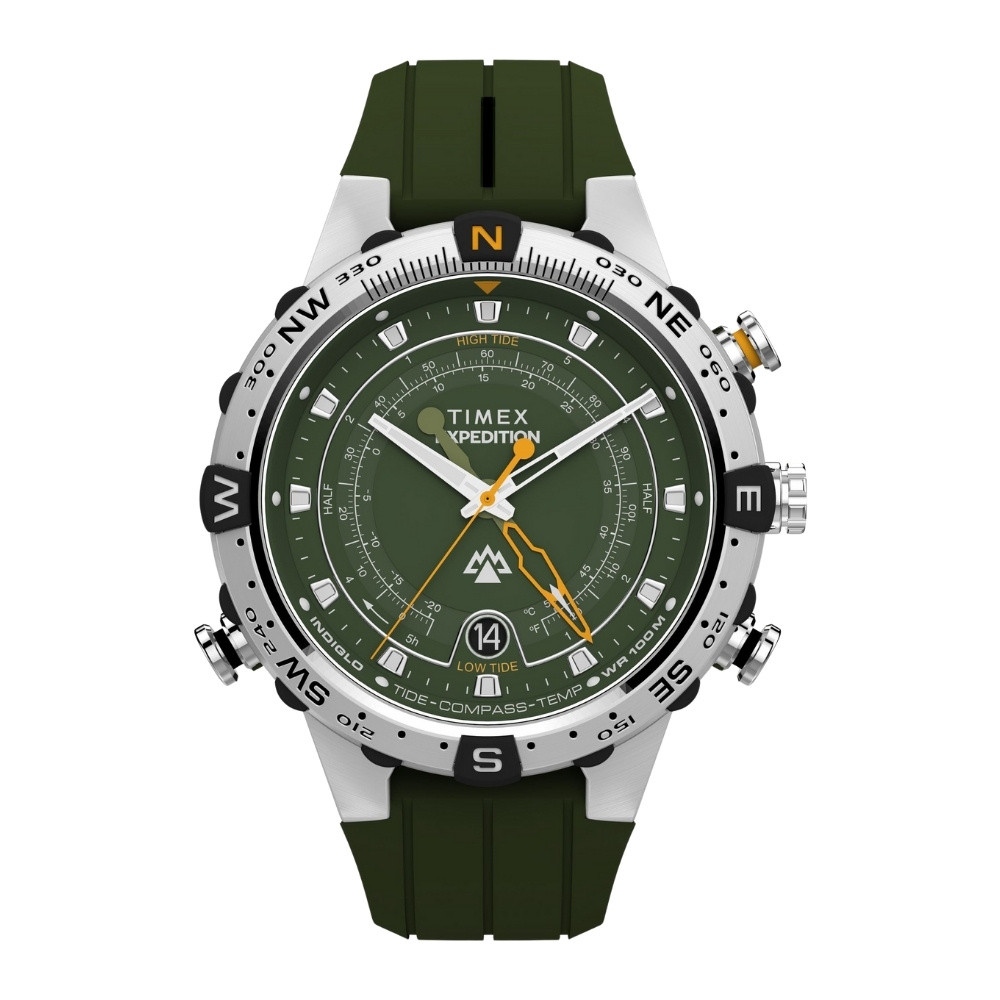 TIMEX Tide/Temp/Compass Green Round Dial Analog Men's Watch - TW2Y14400UJ